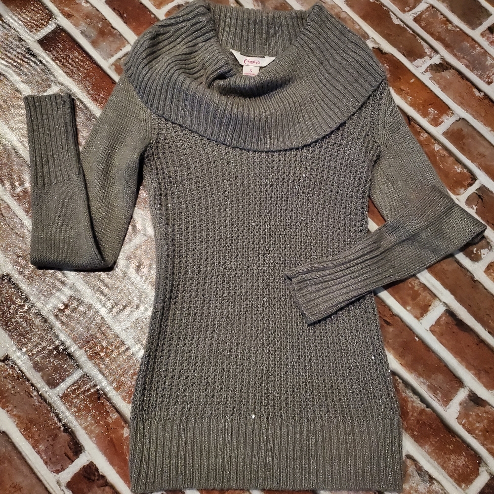 Candie's Grey Sweater Size S